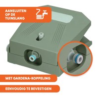 Coolpets Splash Water Fountain Olijfgroen