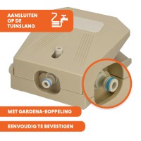 Coolpets Splash Water Fountain Beige
