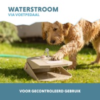 Coolpets Splash Water Fountain Beige