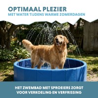 Coolpets Splash Sprinkler Pool