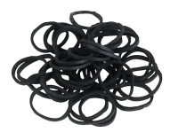 Elastiekjes rubber zwart