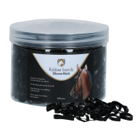 Excellent Horse Rubber Bands Silicone Zwart
