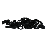 Excellent Horse Rubber Bands Silicone Zwart