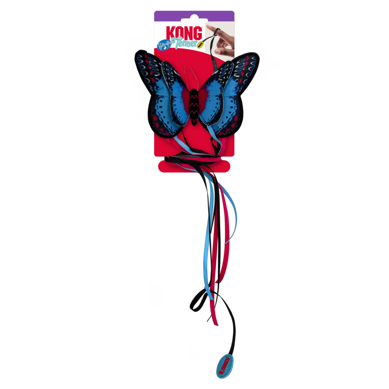 KONG Teaser Butterfly Assorted Vlinder