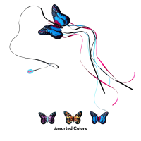 KONG Teaser Butterfly Assorted Vlinder