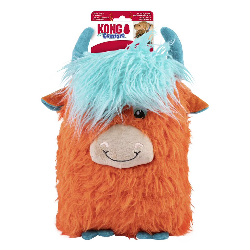 KONG Comfort Jumbo Highland Cow Assorted XL