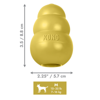 KONG 50th Anniversary KONG Classic Gold Md
