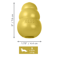 KONG 50th Anniversary KONG Classic Gold Sm