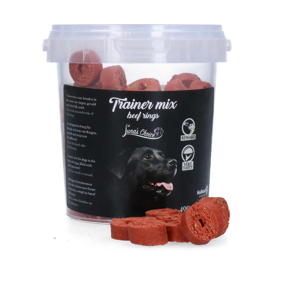 Lunas Choice Trainer Mix Rundvlees ringen