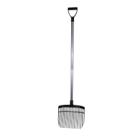 Mestvork Compleet (met steel 115 cm) Zwart