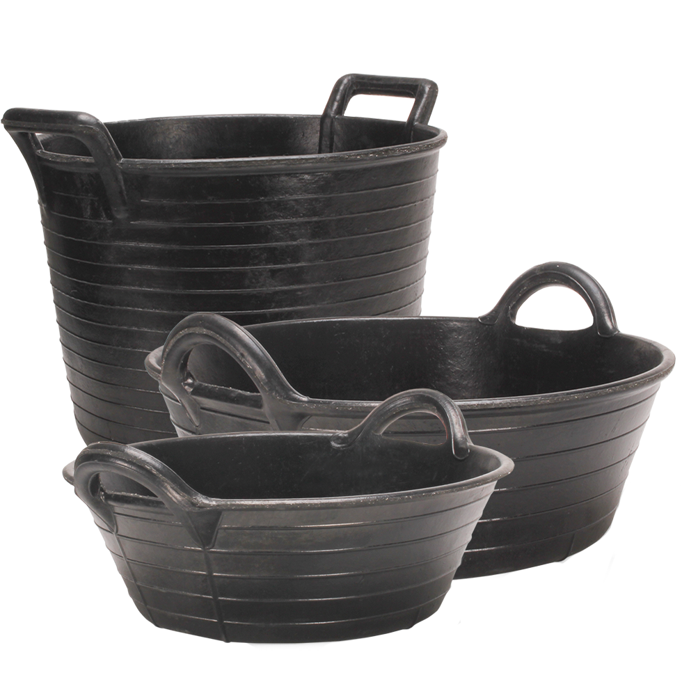 Voertrog rubber 20 l
