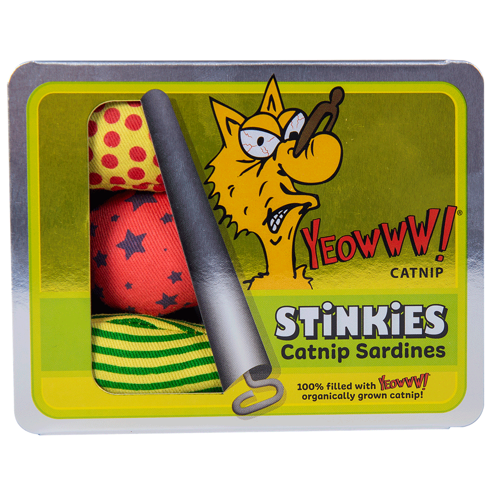 Yeowww! Stinkies Catnip Sardines Trio