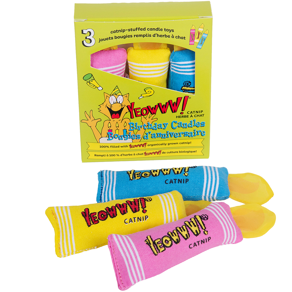 Yeowww! Birthday Candles 3 st.